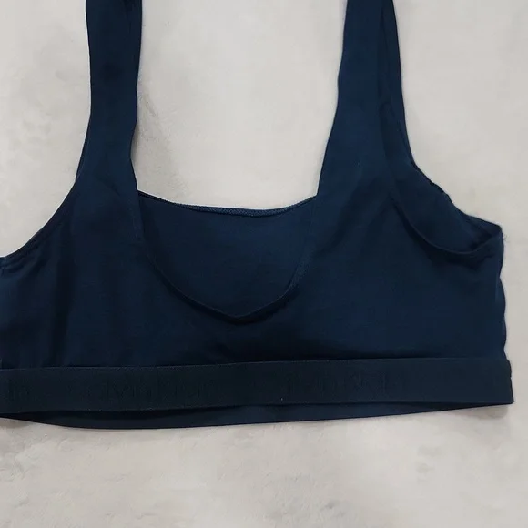 Calvin Klein Navy Bralette - Picture 6 of 6